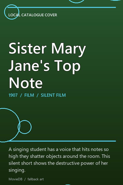 Sister Mary Jane's Top Note poster