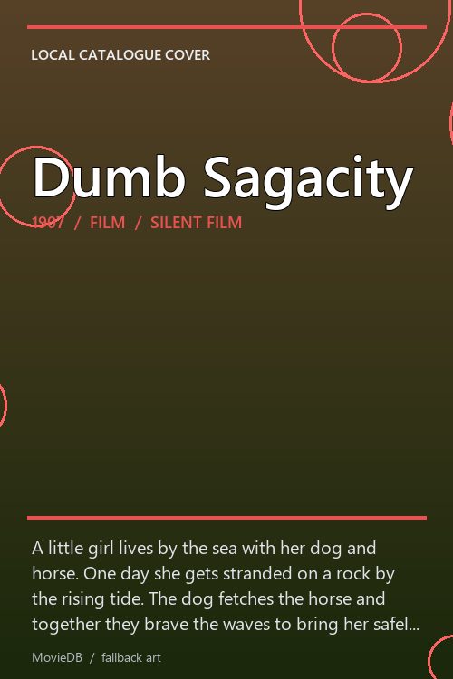 Dumb Sagacity poster