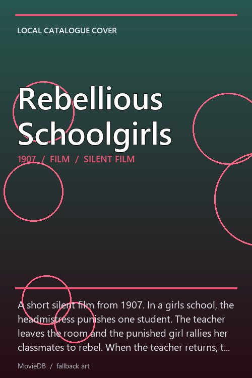 Rebellious Schoolgirls poster