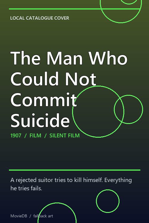 The Man Who Could Not Commit Suicide poster