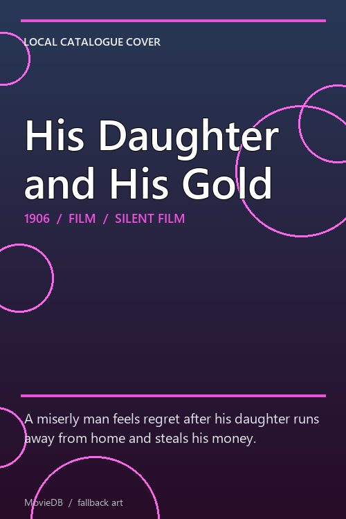 His Daughter and His Gold poster