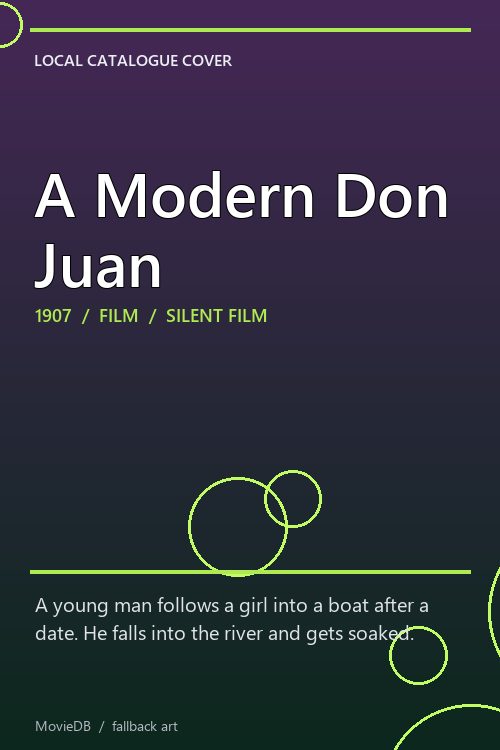A Modern Don Juan poster
