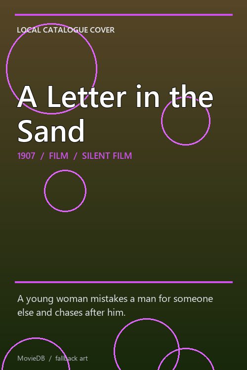 A Letter in the Sand poster