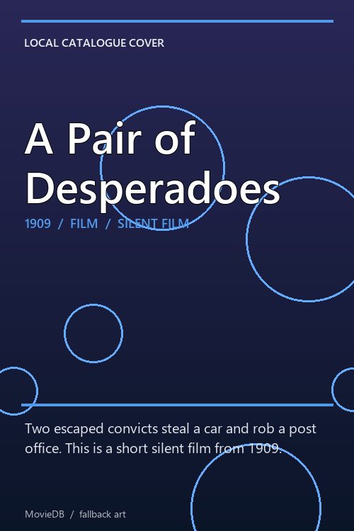 A Pair of Desperadoes poster