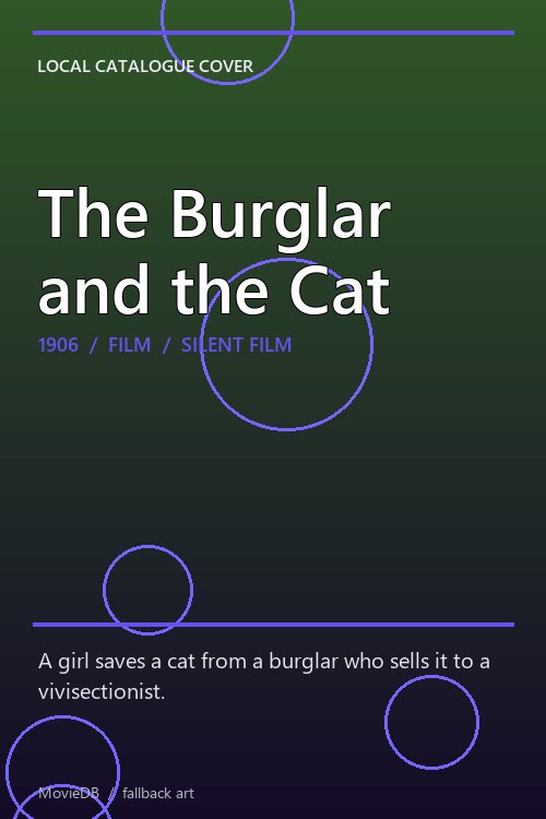 The Burglar and the Cat poster