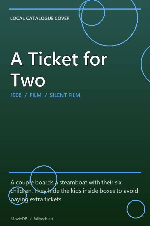 A Ticket for Two poster