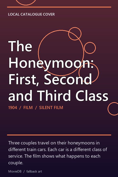The Honeymoon: First, Second and Third Class poster