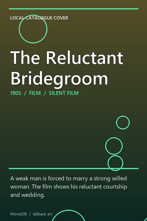 The Reluctant Bridegroom poster
