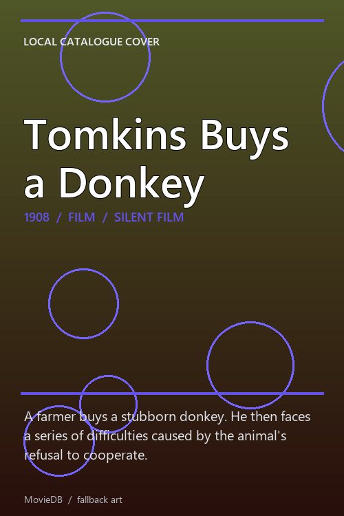 Tomkins Buys a Donkey poster