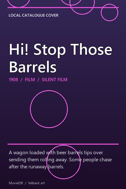 Hi! Stop Those Barrels poster