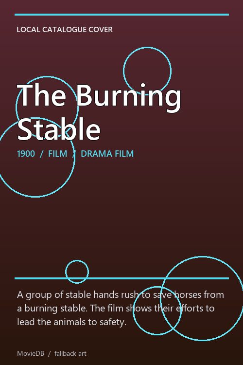 The Burning Stable poster
