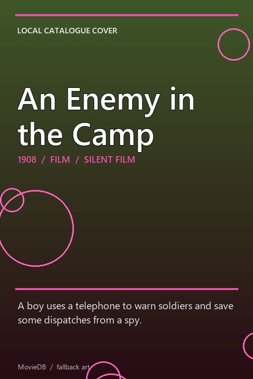 An Enemy in the Camp poster
