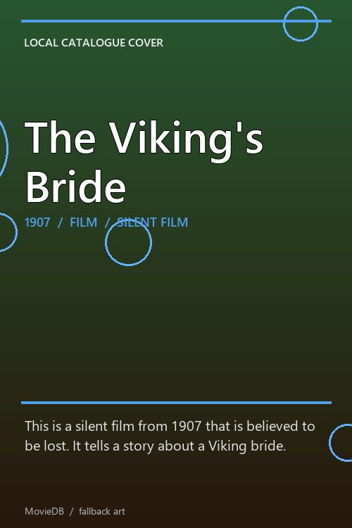 The Viking's Bride poster