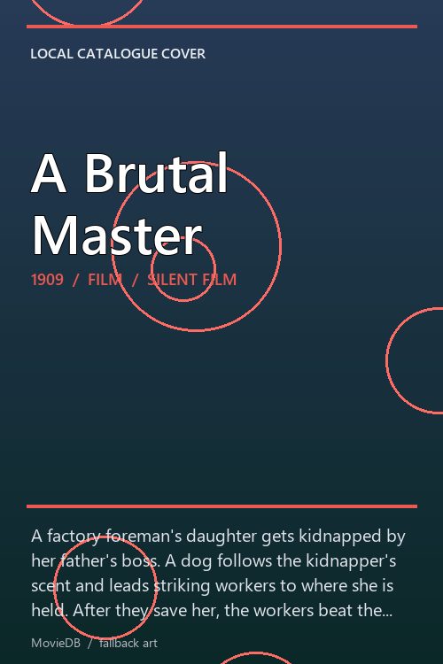 A Brutal Master poster
