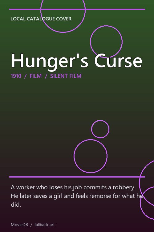 Hunger's Curse poster