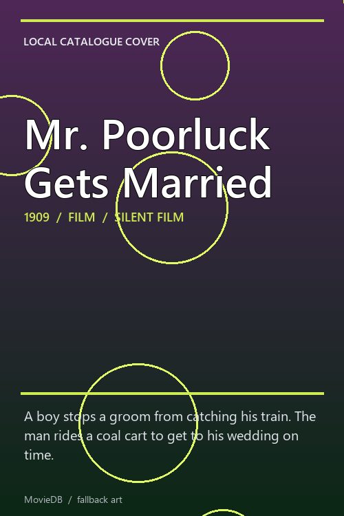 Mr. Poorluck Gets Married poster