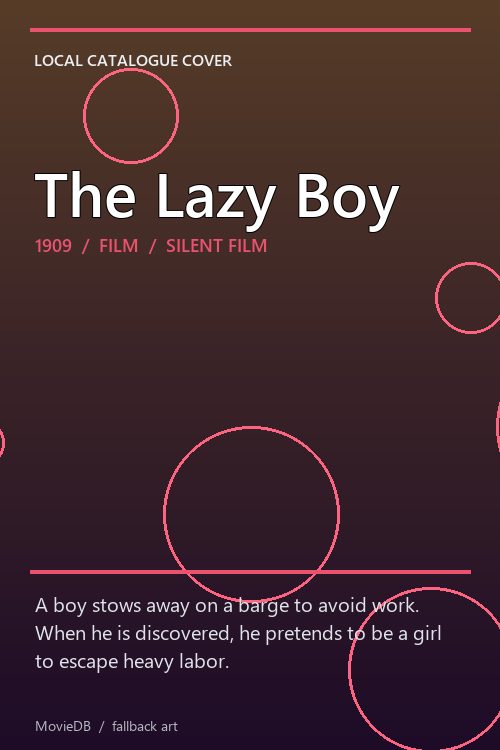 The Lazy Boy poster