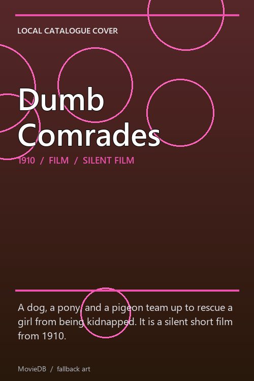 Dumb Comrades poster