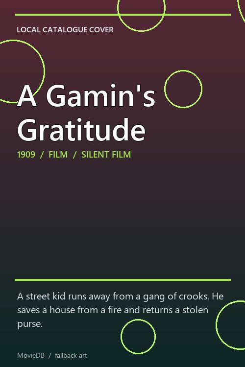 A Gamin's Gratitude poster