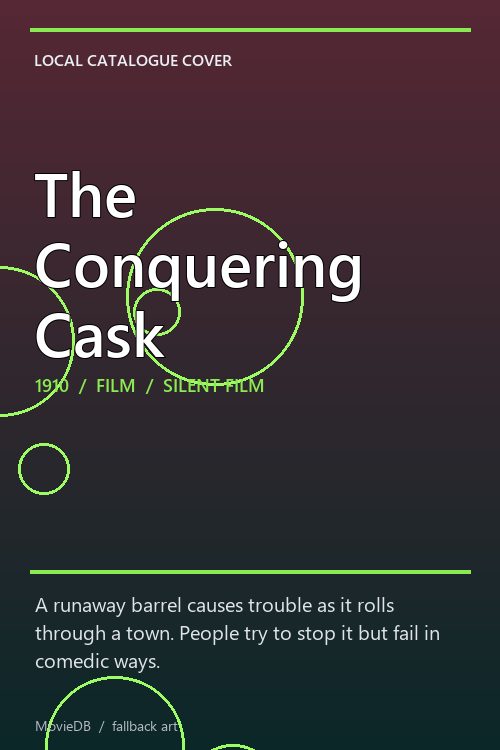 The Conquering Cask poster