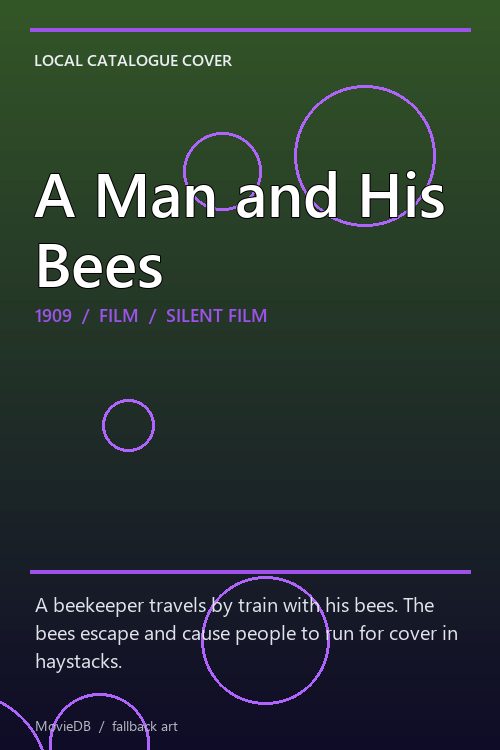 A Man and His Bees poster