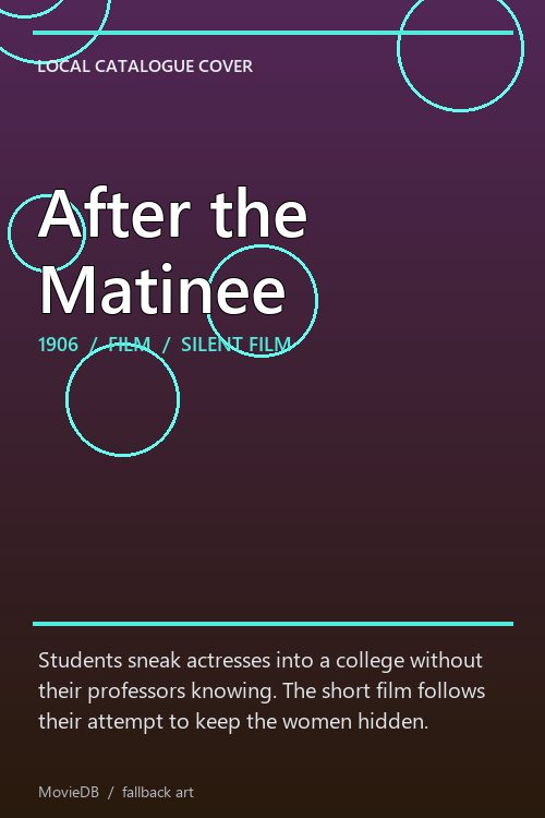 After the Matinee poster