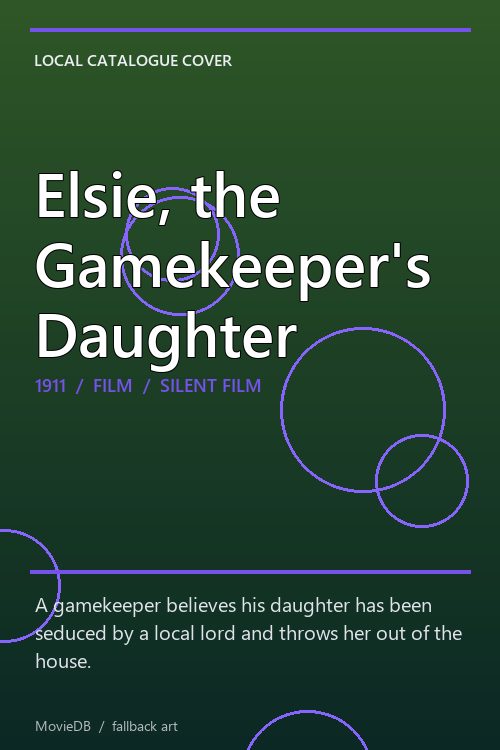 Elsie, the Gamekeeper's Daughter poster
