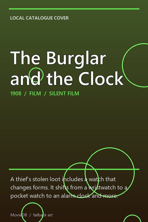 The Burglar and the Clock poster