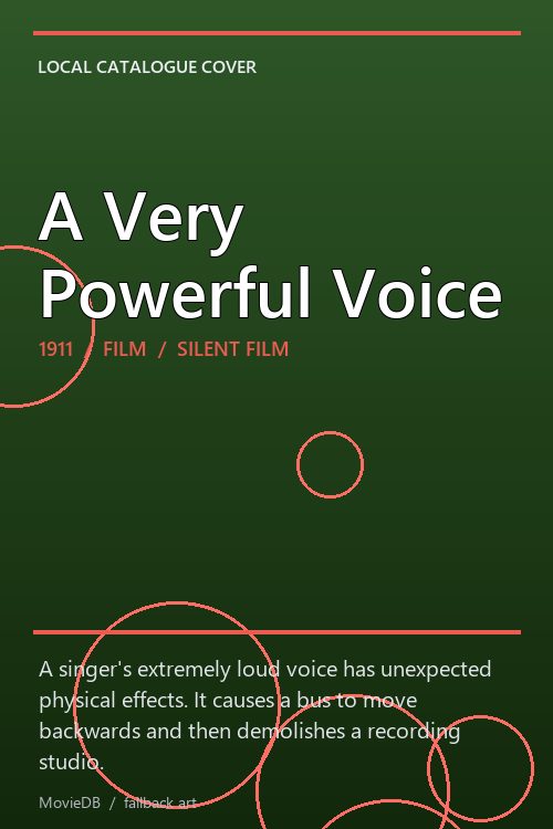 A Very Powerful Voice poster