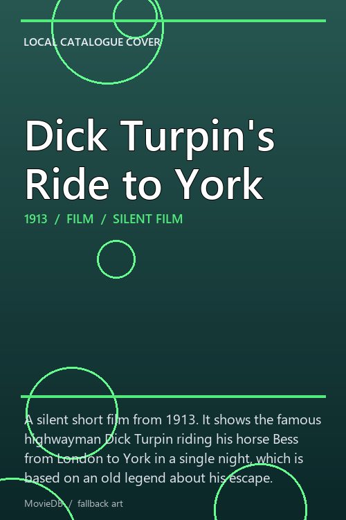 Dick Turpin's Ride to York poster