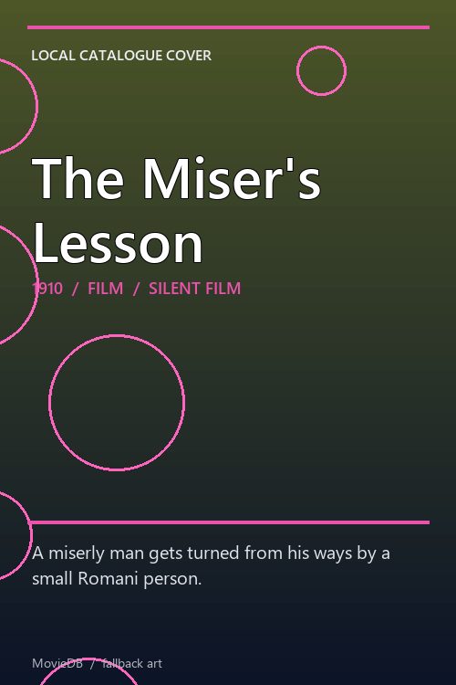 The Miser's Lesson poster