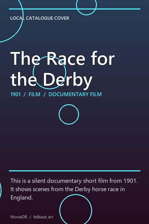 The Race for the Derby poster