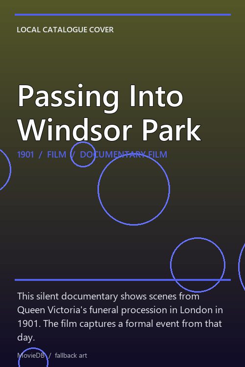Passing Into Windsor Park poster