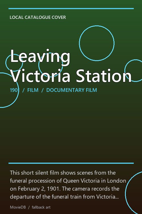 Leaving Victoria Station poster