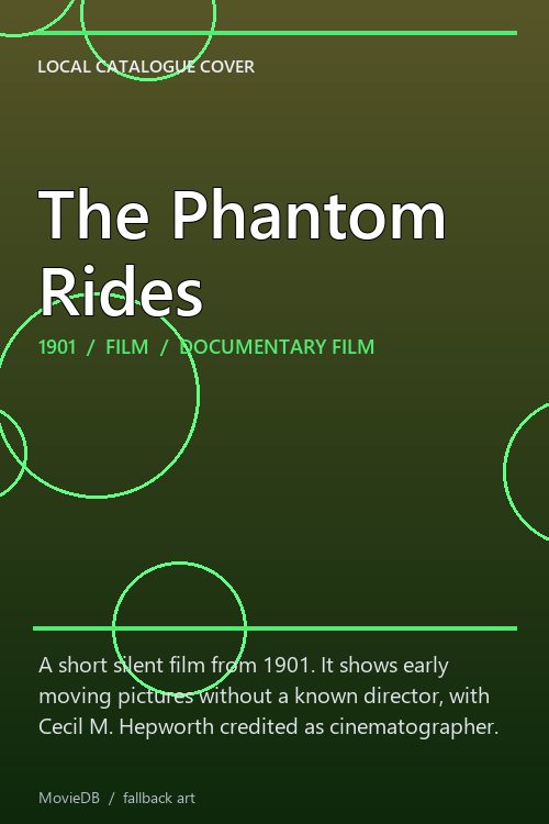 The Phantom Rides poster