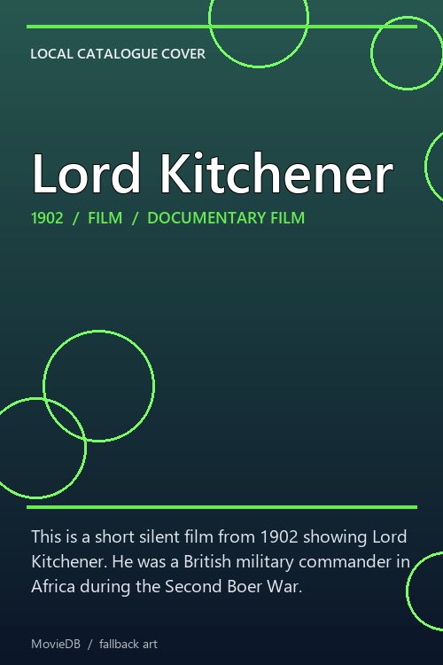 Lord Kitchener poster