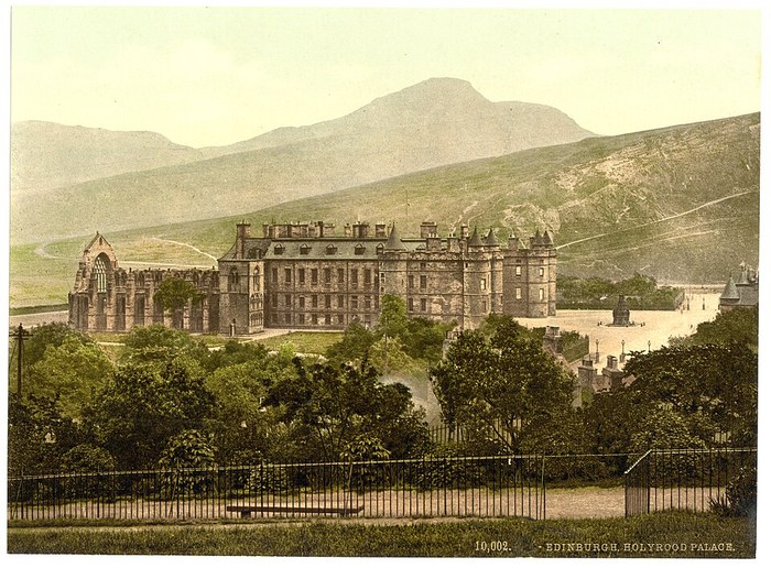 Scenes at Holyrood Palace poster