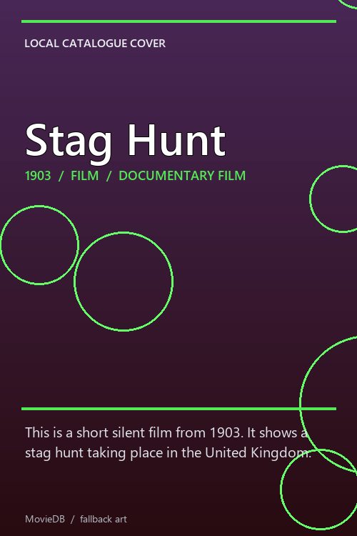 Stag Hunt poster