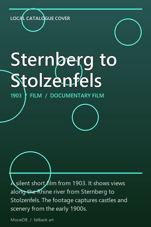 Sternberg to Stolzenfels poster