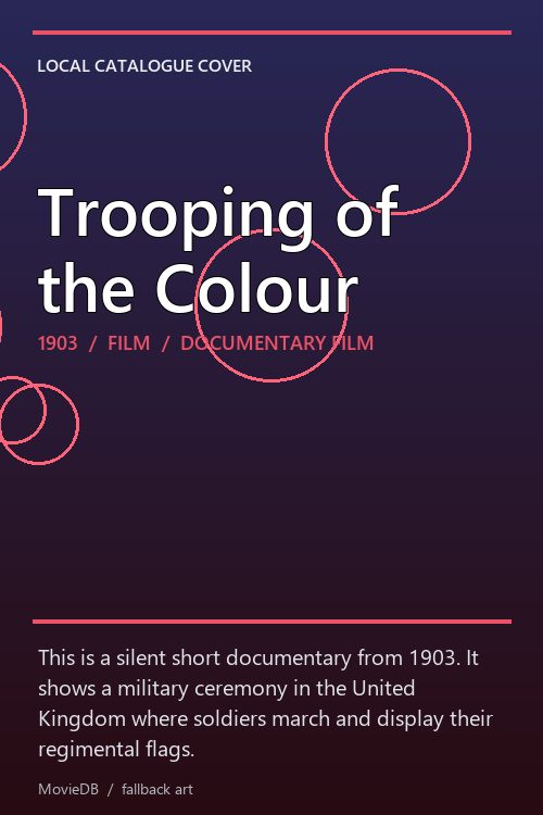 Trooping of the Colour poster