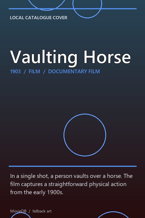 Vaulting Horse poster