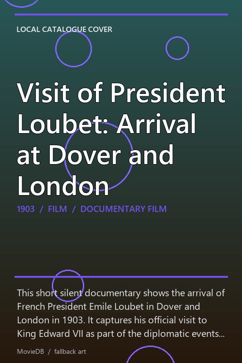 Visit of President Loubet: Arrival at Dover and London poster