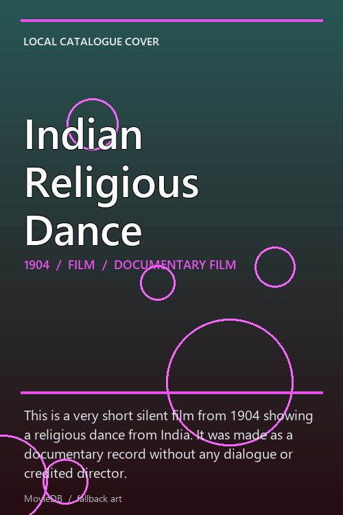 Indian Religious Dance poster