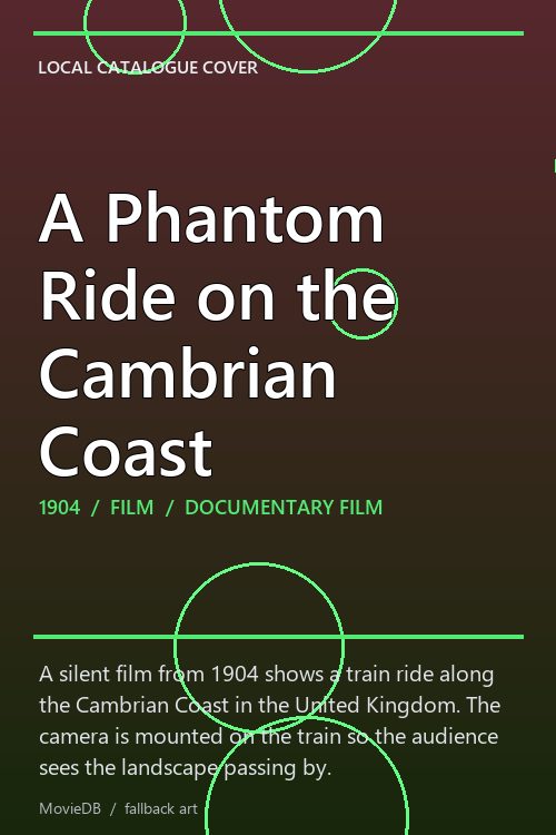 A Phantom Ride on the Cambrian Coast poster