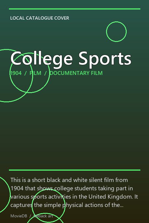 College Sports poster