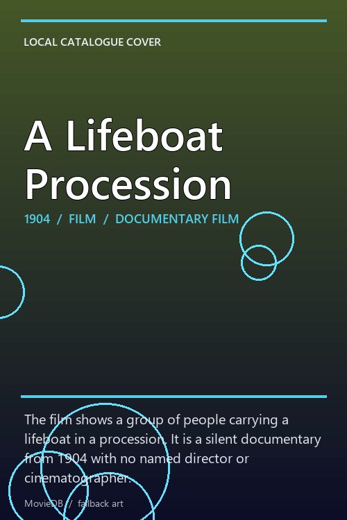 A Lifeboat Procession poster