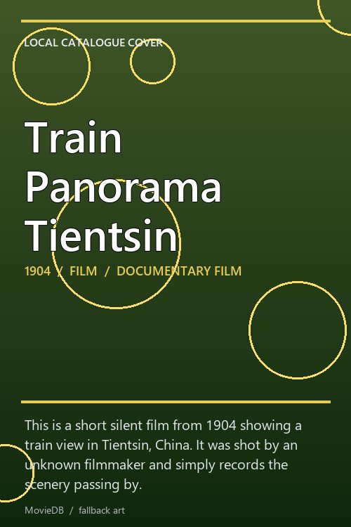 Train Panorama Tientsin poster