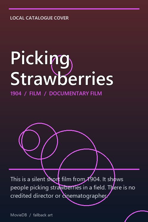 Picking Strawberries poster