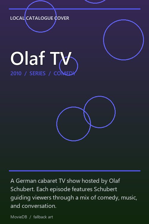 Olaf TV poster