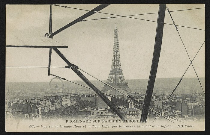 Panorama of Paris poster